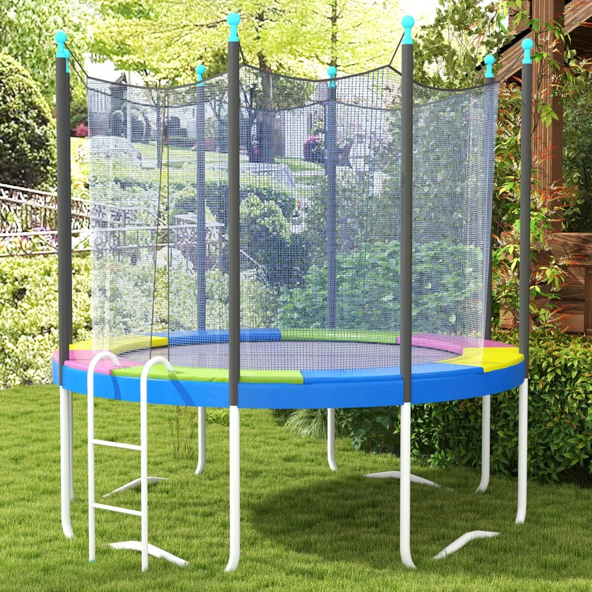 Patvari vandeniui atspari tramplino krašto apsauga 244 cm skersmens