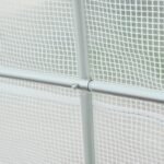 Praeinamas šiltnamis su metaliniu rėmu 4,45 x 2 x 2 m