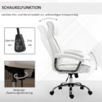 Ergonominė biuro kėdė su rombo raštu ir supimosi funkcija