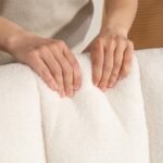 Supamasis krėslas su pakoja ir fliso danga