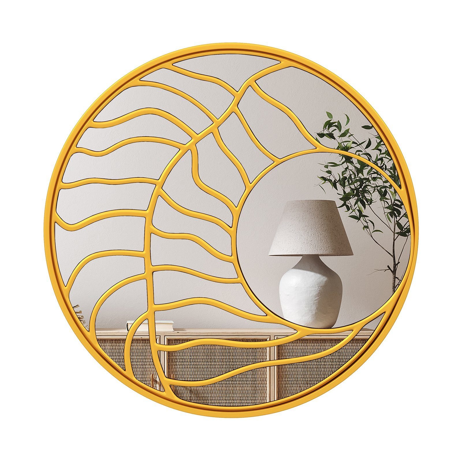 80cmspiegeldekorativwandspiegelmitgoldenemrahmmenasymmetrischerspiegelgrowanddekorundfrwohnzimmer_1751853950447_image_6 Dekoratyvinis apvalus sieninis veidrodis auksiniu rėmu 80 cm (Auksinė)