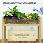 Medinė aukšta lysvė su akrilinėmis šoninėmis plokštėmis