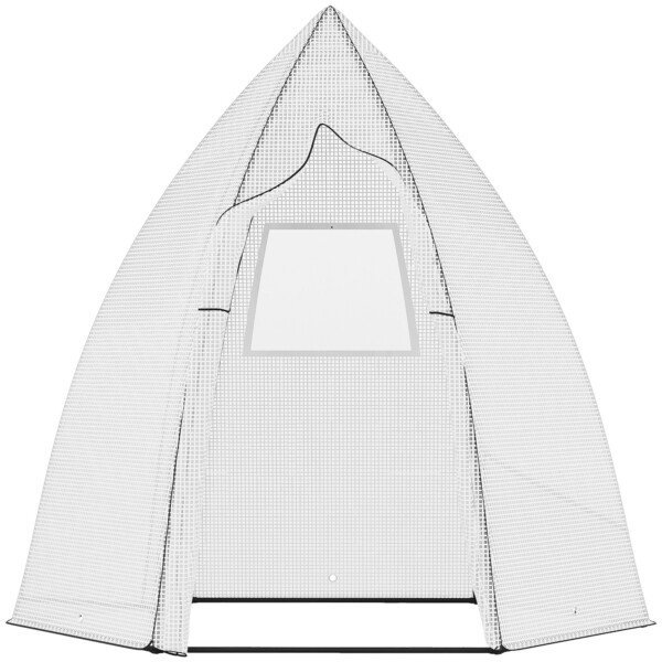 Augalų žiemojimo šiltnamis su užsukamomis durelėmis