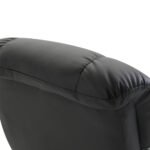 Masažinis fotelis su pakoja, 10 vibracijos taškais ir 145° reguliuojamu atlošu