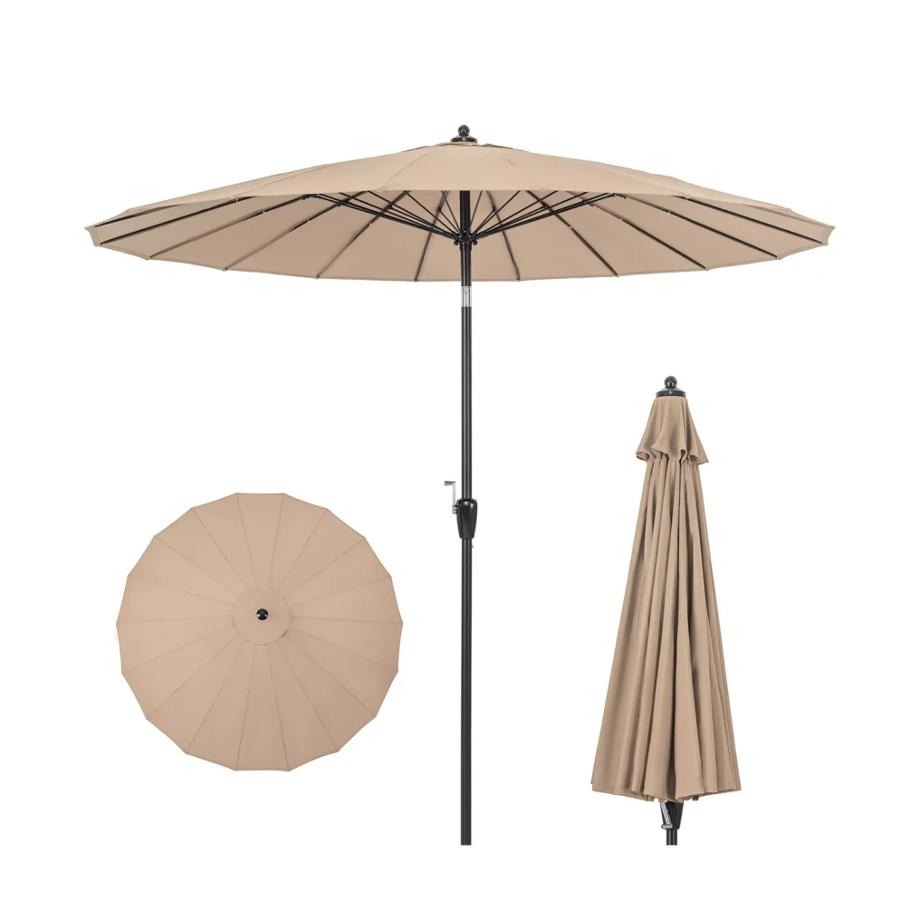 9_Feet_Round_Patio_Umbrella-3.jpg_big1016 Skėtis nuo saulės su 265 cm rankenėle (Ruda)