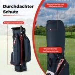 Lengvas golfo krepšys su 14 skyrelių (Tamsiai mėlyna)