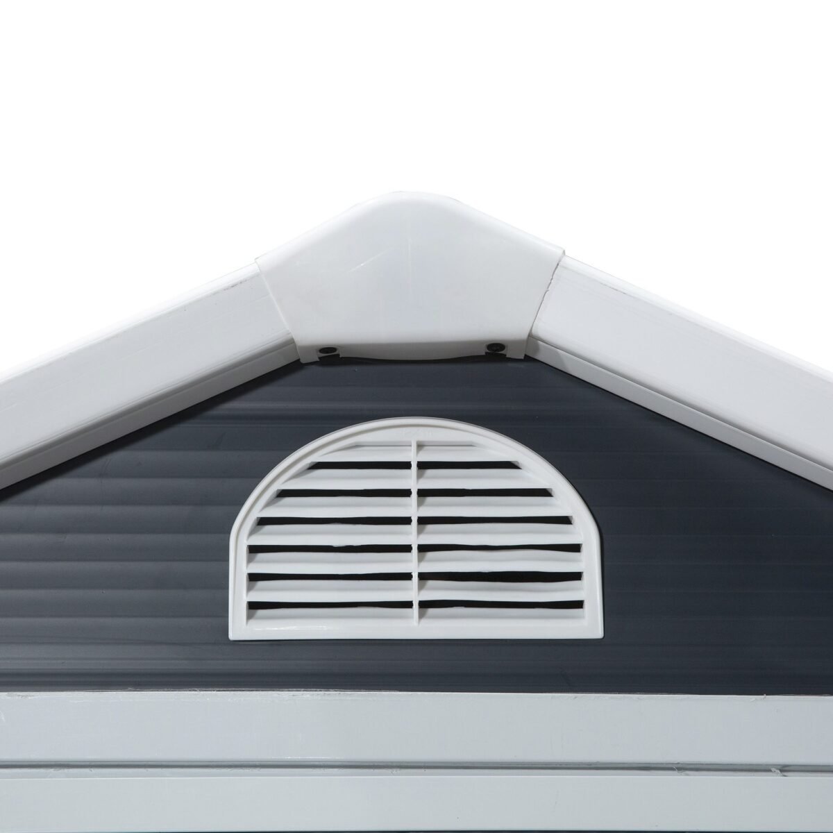 Plastikinis sodo sandėliukas su ventiliacija