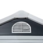 Plastikinis sodo sandėliukas su ventiliacija