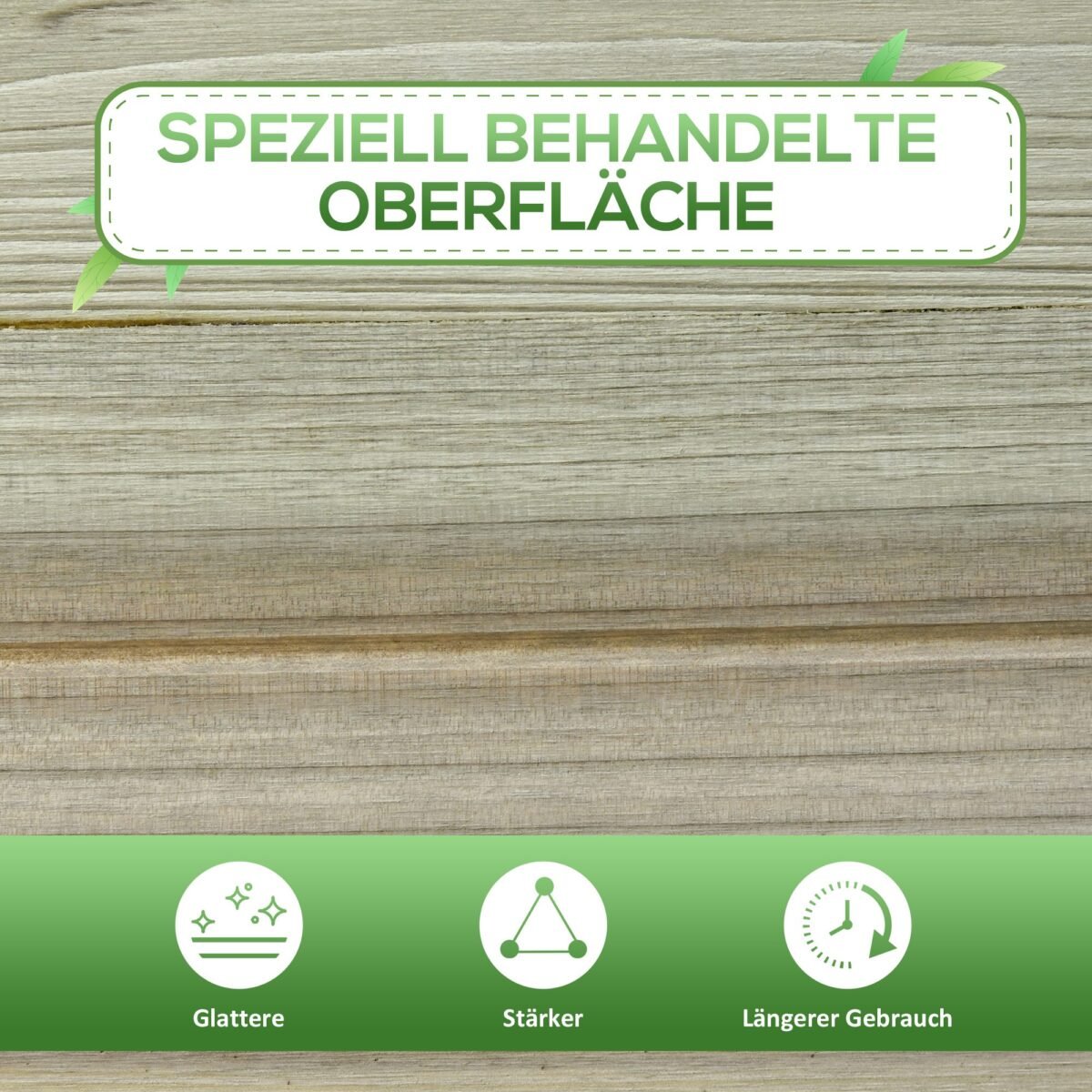 Pakelta medinė lysvė su apatine lentyna