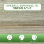 Pakelta medinė lysvė su apatine lentyna