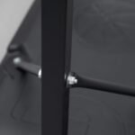 Reguliuojamo aukščio krepšinio stovas su pripildomu pagrindu