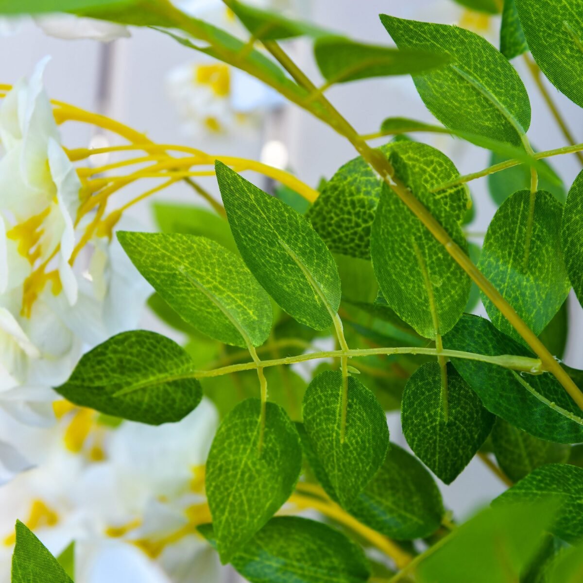 Dirbtinis glicinijos krūmas 165 cm su vazonu