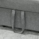 Fotelis-lova 3 viename su reguliuojamu atlošu ir ratukais