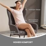 Sparnuotasis fotelis su aukštu atlošu