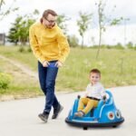 Elektrinis automobilis vaikams su 360° sukimusi ir nuotolinio valdymo pulteliu