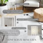 Pastatomas šviestuvas su dviejų pakopų lentynomis ir grotelių rašto gaubtu