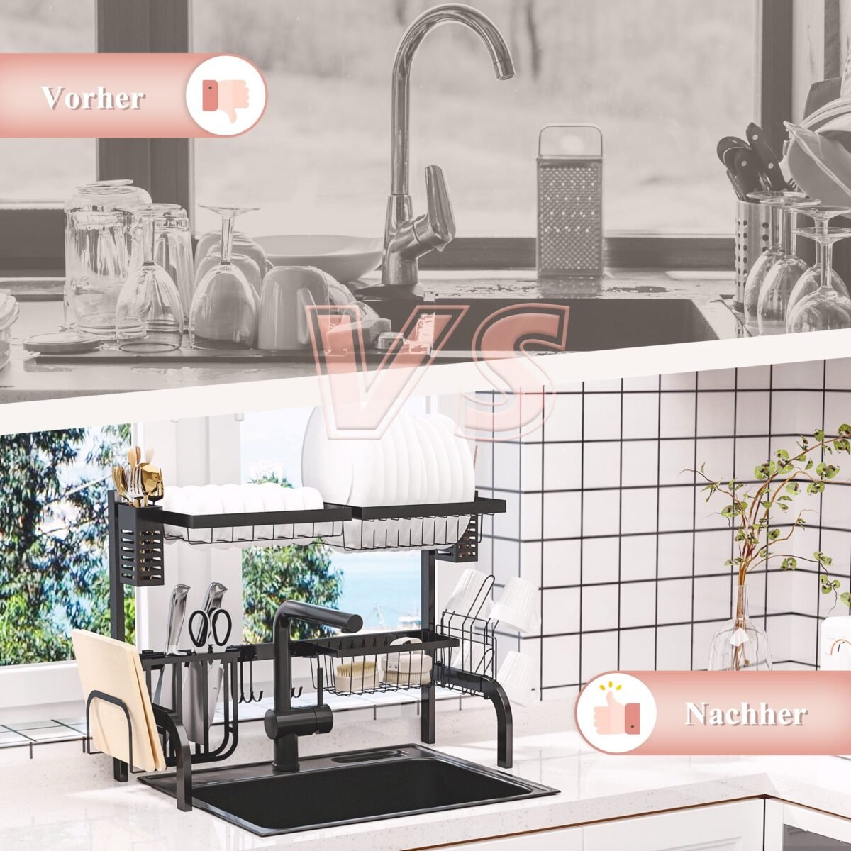 Tvirta modulinė indų džiovykla