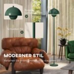 Elegantiškas pastatomas šviestuvas su kojiniu jungikliu