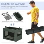 Sulankstoma gyvūnų transportavimo dėžė su 3 įėjimais katėms ir mažiems šunims iki 4 kg