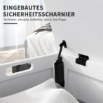 MDF daiktadėžė su saugiu dangčiu ir dviem rankenomis