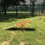 Šunų agility sūpuoklės su neslystančiu paviršiumi atlaikančios iki 50 kg