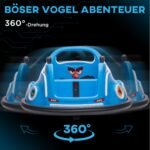 Elektrinis automobilis vaikams su 360° sukimusi ir nuotolinio valdymo pulteliu