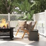 Plieninis malkų stovas su 2 nešiojimo rankenomis