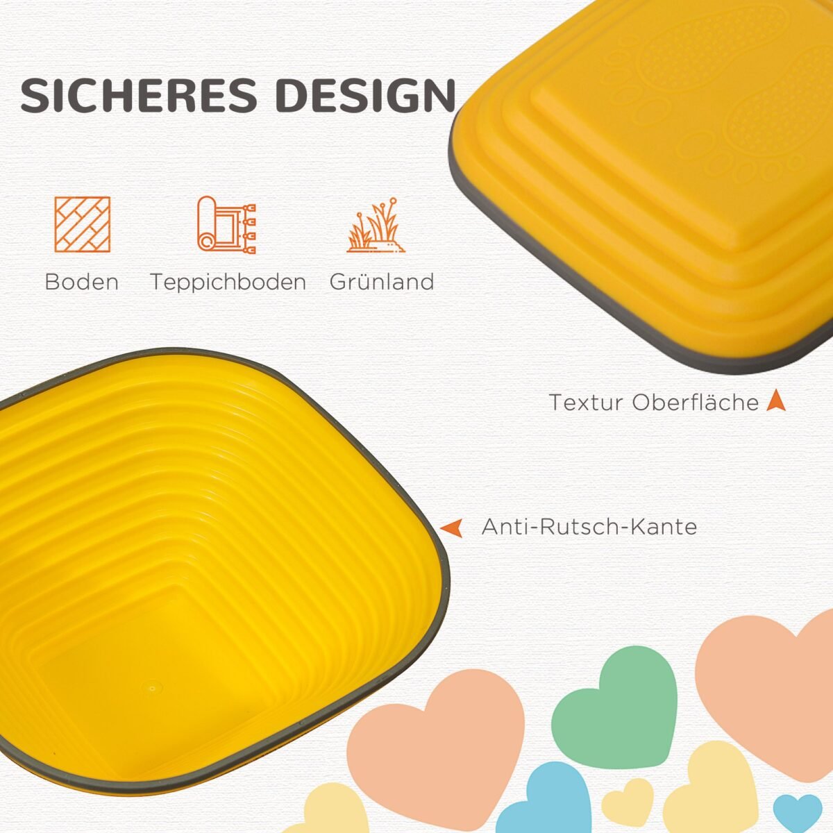 Balansavimo akmenys vaikams – 11 dalių, su neslystančiu paviršiumi