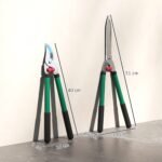 Dviejų dalių sodo žirklių rinkinys: 40 cm genėjimo žirklės su nepridegančia danga ir sodo žirklės