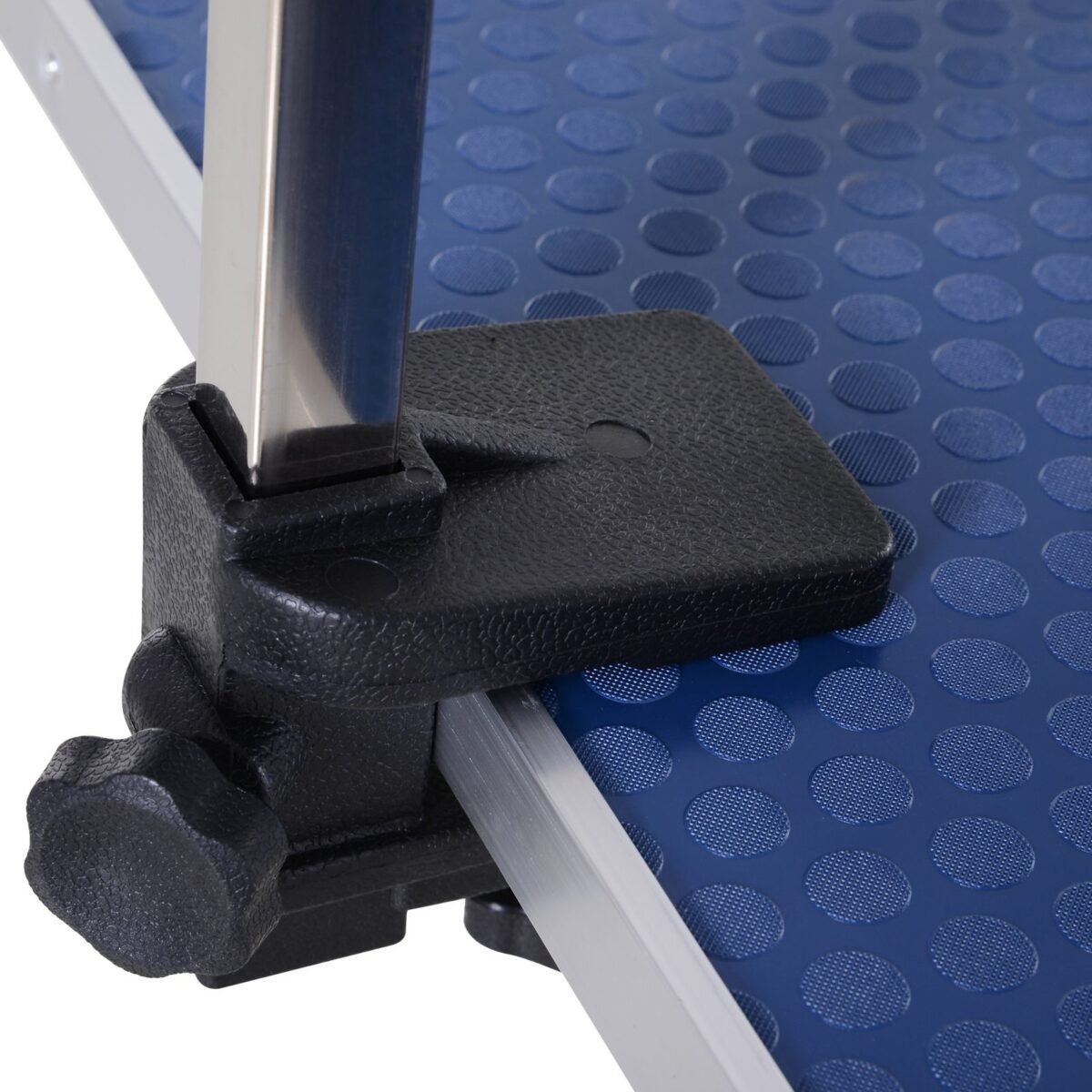 Reguliuojamo aukščio sulankstomas gyvūnų priežiūros stalas su apatiniu krepšiu