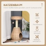 Kačių draskyklė su urveliu, 82,5 cm aukščio