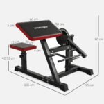 Bicepso ir tricepso treniruočių stotelė su 5 sėdynės ir 25 kampo nustatymais