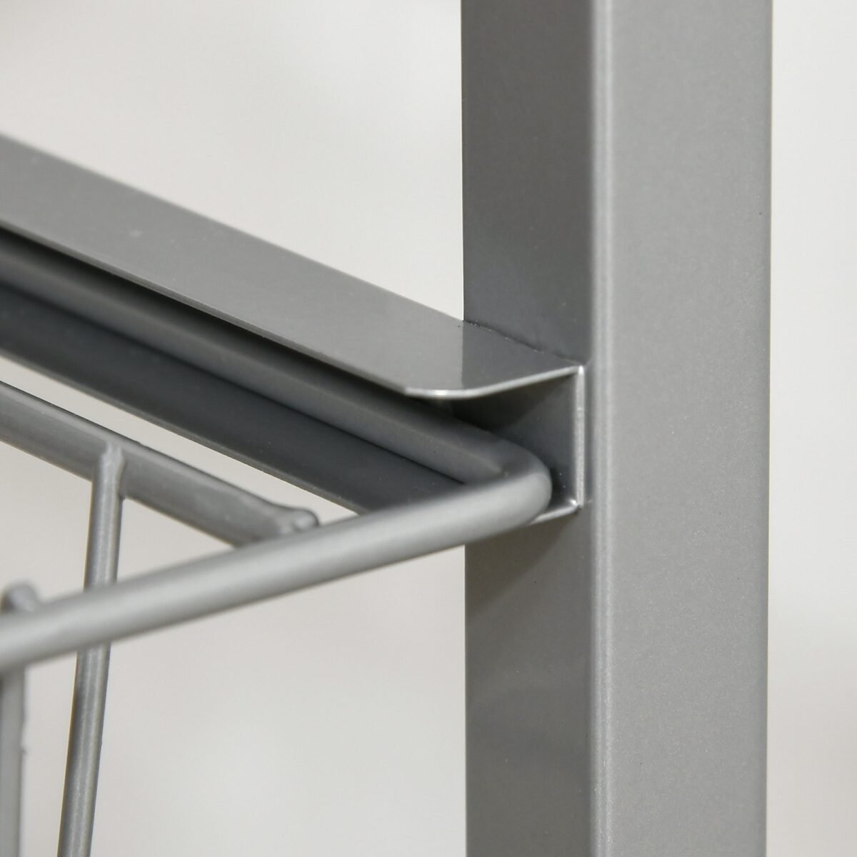 Universalus ratukinis vežimėlis su 4 ištraukiamais metaliniais krepšiais