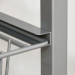 Universalus ratukinis vežimėlis su 4 ištraukiamais metaliniais krepšiais