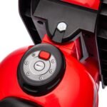 Vaikiškas važiuojamasis motociklas su muzika ir muilo burbulais
