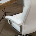 Ergonominė biuro kėdė su rombo raštu ir supimosi funkcija