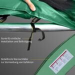Tramplino krašto apsauga Ø366 cm su 15 mm storio paminkštinimu