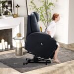 Elektrinis poilsio krėslas su pakėlimo ir atlošimo funkcija