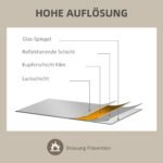 Sieninis veidrodis su pušiniu netaisyklingos formos rėmu