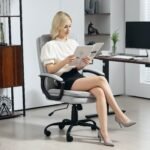 Reguliuojamo aukščio biuro kėdė su sūpavimosi funkcija