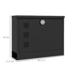 Metalinė rakinama lauko pašto dėžutė