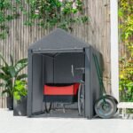 Sulankstoma krovininė dviračio priekaba 40 kg talpos