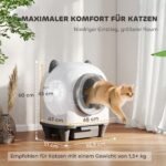 Automatinė higieniška katės tualeto dėžė su išmaniąja programėle