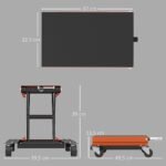 Motociklo keltuvas 500 kg keliamosios galios reguliuojamo 13,5–39 cm aukščio