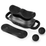 Elektrinis masažuoklis su trimis galvutėmis ir trimis režimais (Juoda)