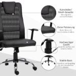Ergonomiška biuro kėdė su juosmens ir galvos atramomis ir reguliuojamu aukščiu