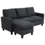 Kampinė sofa su keičiama šezlongo puse 197 x 139 x 91 cm