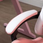 Ergonominė biuro ir žaidimų kėdė su išlankstoma kojų atrama ir atlenkiamu atlošu