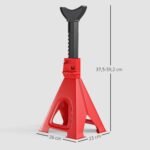 Atraminiai automobilio stovai, 6 tonų, reguliuojamo aukščio, 2 vnt.