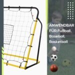 Daugiafunkcis treniruočių atšokimo tinklas su reguliuojamu kampu